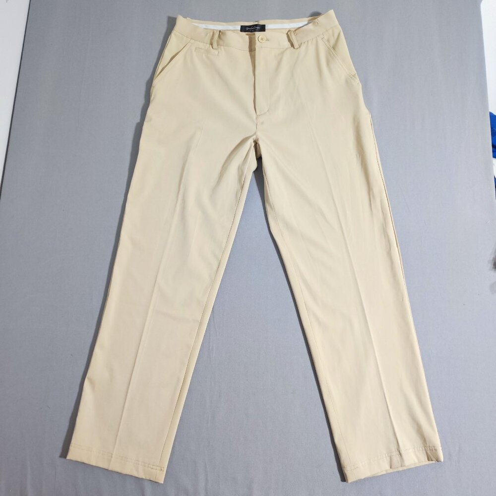 Gordon Cooper Golf pants men's size 34X32 beige colour active wear Golf Town USA